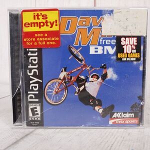 Dave Mirra Freestyle BMX Sony PlayStation 1 PS1 Game Disc CIB SLUS-01026 USED